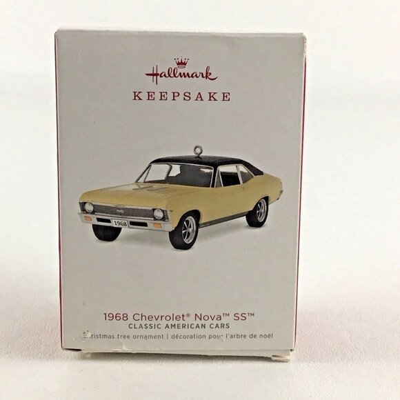 Hallmark Other - Hallmark Keepsake Christmas Ornament 1968 Chevrolet Nova SS Diecast Car 2018 New